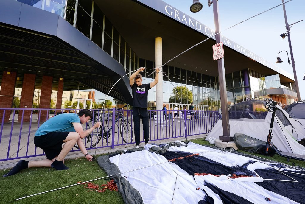 Campus camping at GCU: A cherished tradition since 2015